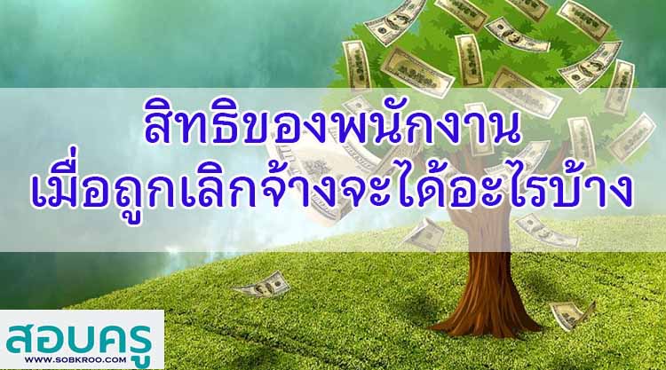 สิทธิของพนักงานเมื่อถูกเลิกจ้าง จะได้รับค่าชดเชยอะไรบ้าง