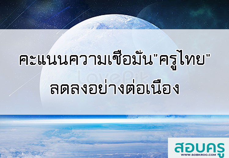 คะแนนความเชื่อมั่น