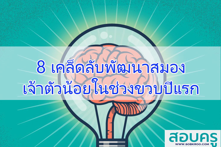 8 เคล็ดลับพัฒนาสมองเจ้าตัวน้อยในช่วงขวบปีแรก