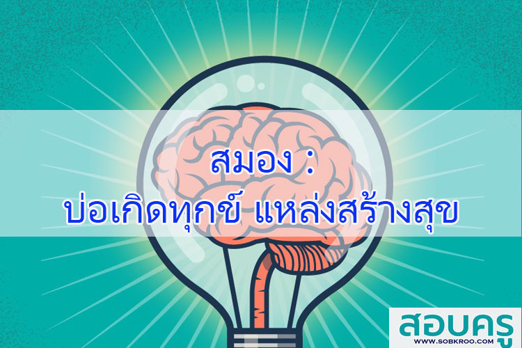 สมอง : บ่อเกิดทุกข์ แหล่งสร้างสุข