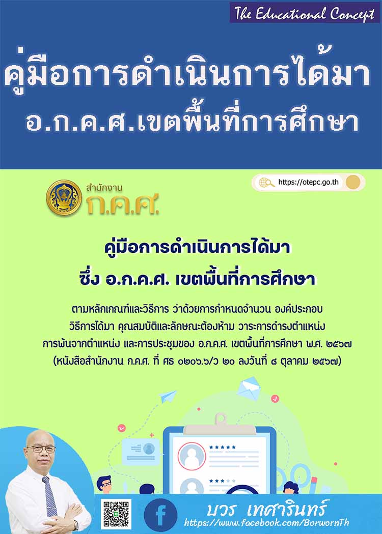คู่มือการดําเนินการได้มา ซึ่ง อ.ก.ค.ศ. เขตพื้นที่การศึกษา