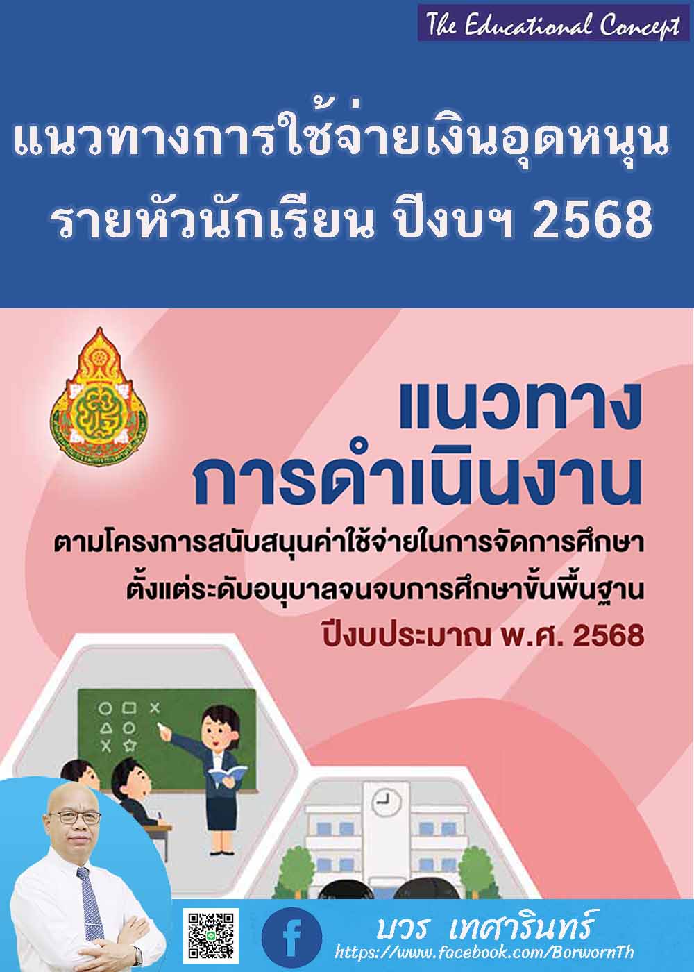 แนวทางการใช้จ่ายเงินอุดหนุนรายหัวนักเรียน ปีงบประมาณ 2568
