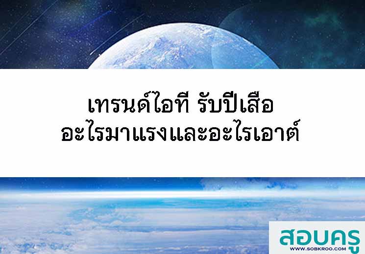 เทรนด์ไอที รับปีเสือ อะไรมาแรงและอะไรเอาต์