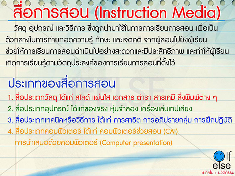 วิชาการศึกษาครูผู้ช่วย ; สื่อเทคโนโลยีและนวัตกรรมการศึกษา